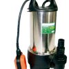 Bomba sumergible inox. 1100W 15000 L/h
