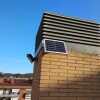 Foco LED solar 40W con placa solar - luz Calida