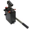 Bomba Hidráulica manual 25cc doble efecto con depósito de 3 litros