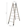 Escalera de Madera 1,75 metros